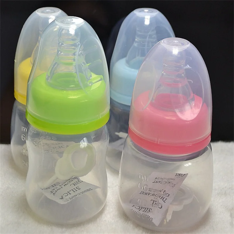 60ml Baby Neugeborenen Mini tragbare Fütterung Still flasche bpa kostenlos sicher Säugling Pflege