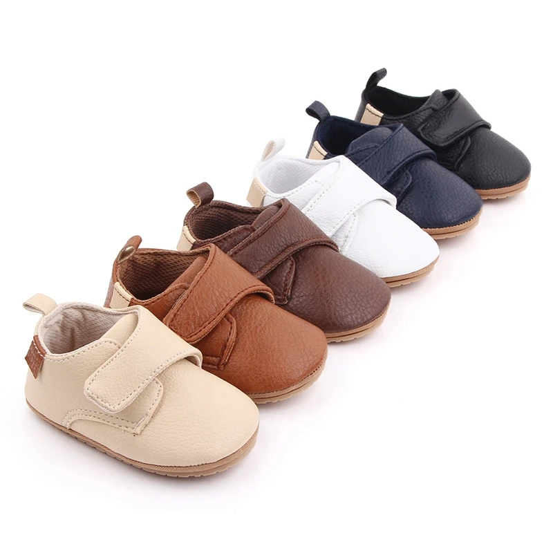 Baby Freizeit schuhe First Walker Pu Sneakers weiche Sohle niedlichen Baby Baby Flats Schuhe für