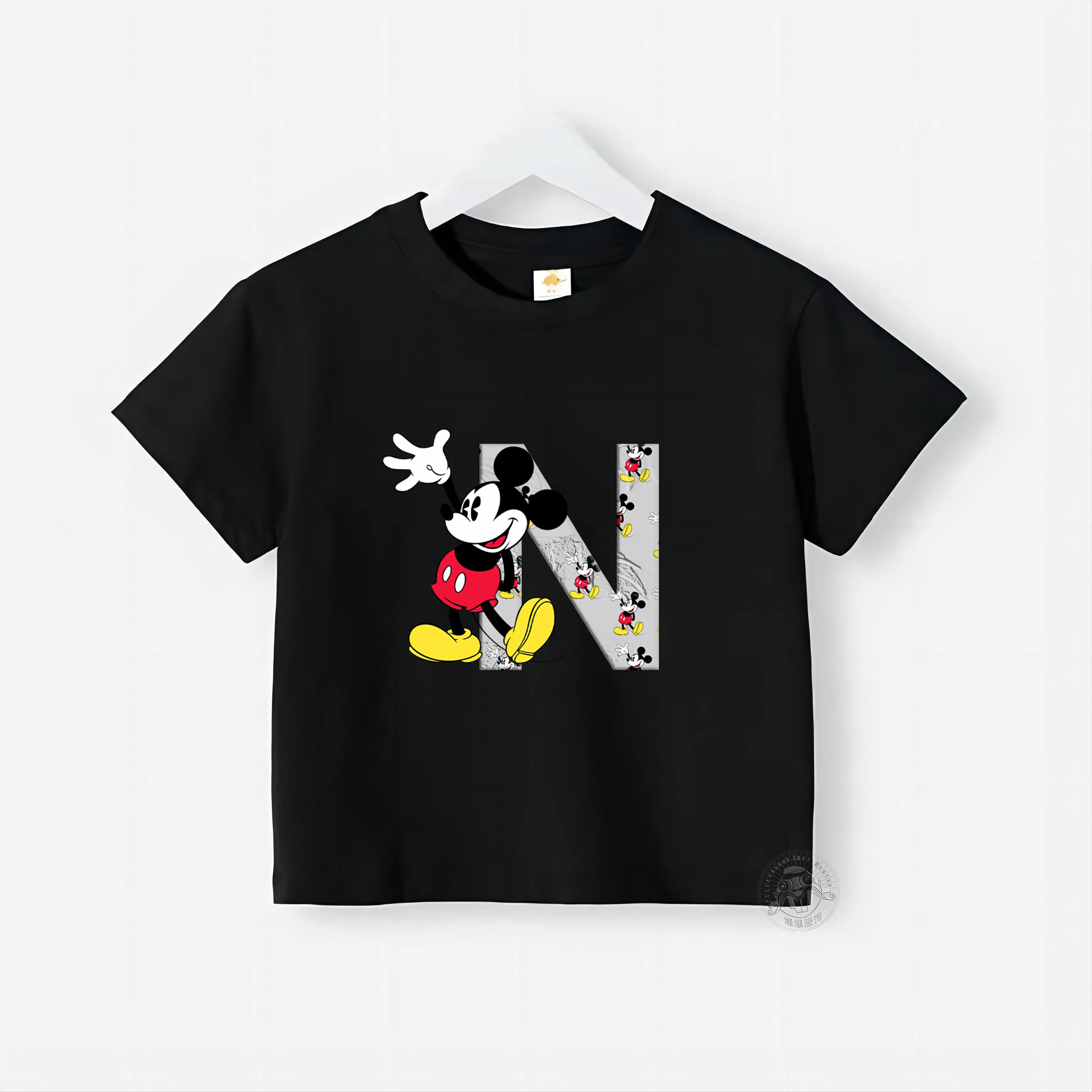 Baumwolle Kinder niedlich Baby Disney Mickey Mouse Cartoon Cartoon Kurzarm T-Shirt Sommer neue