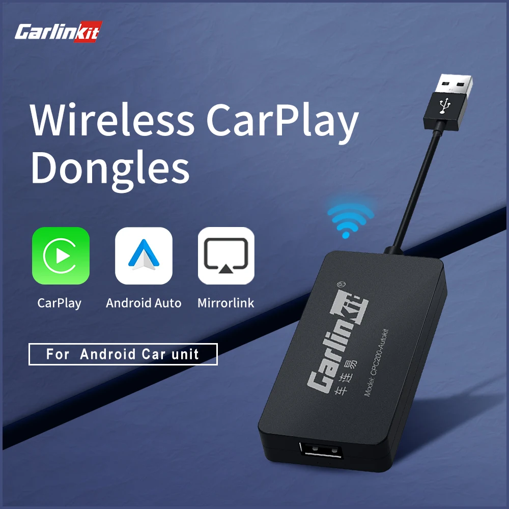 CarlinKit USB Wired/Wireless CarPlay Dongle Wired/Wireless Android Auto AI Box Mirrorlink BT Auto