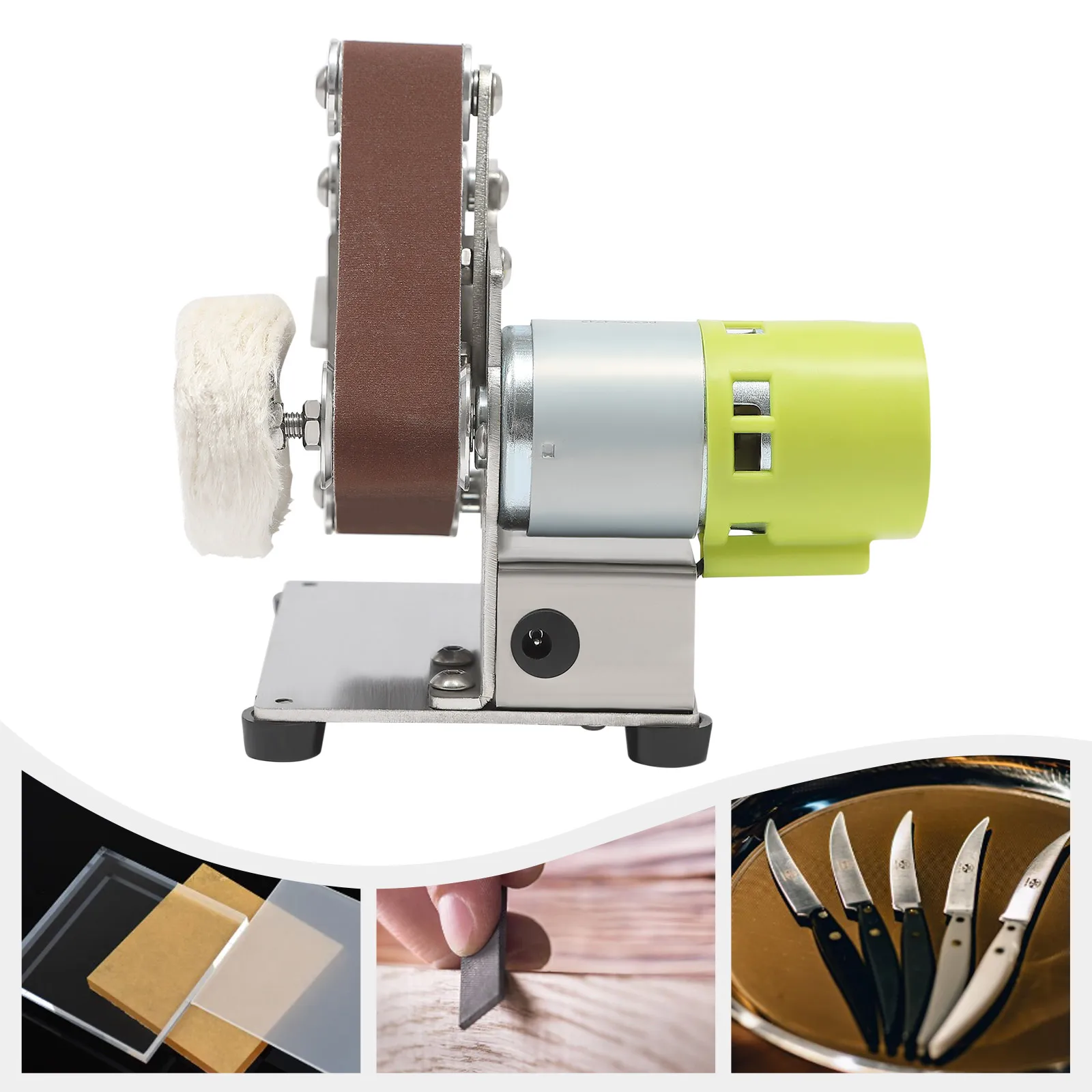 Mini-Bands chl eifer mit 10 Schleif bändern DIY Polier maschinen schleifer, 150 W max.10000 U/min