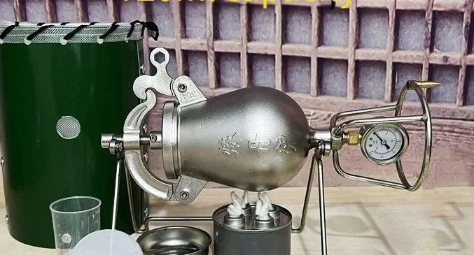 500ml Home Old Popcorn Maker Getreide verstärker Maschine 720ml handge kurbelte Puf freis Mais