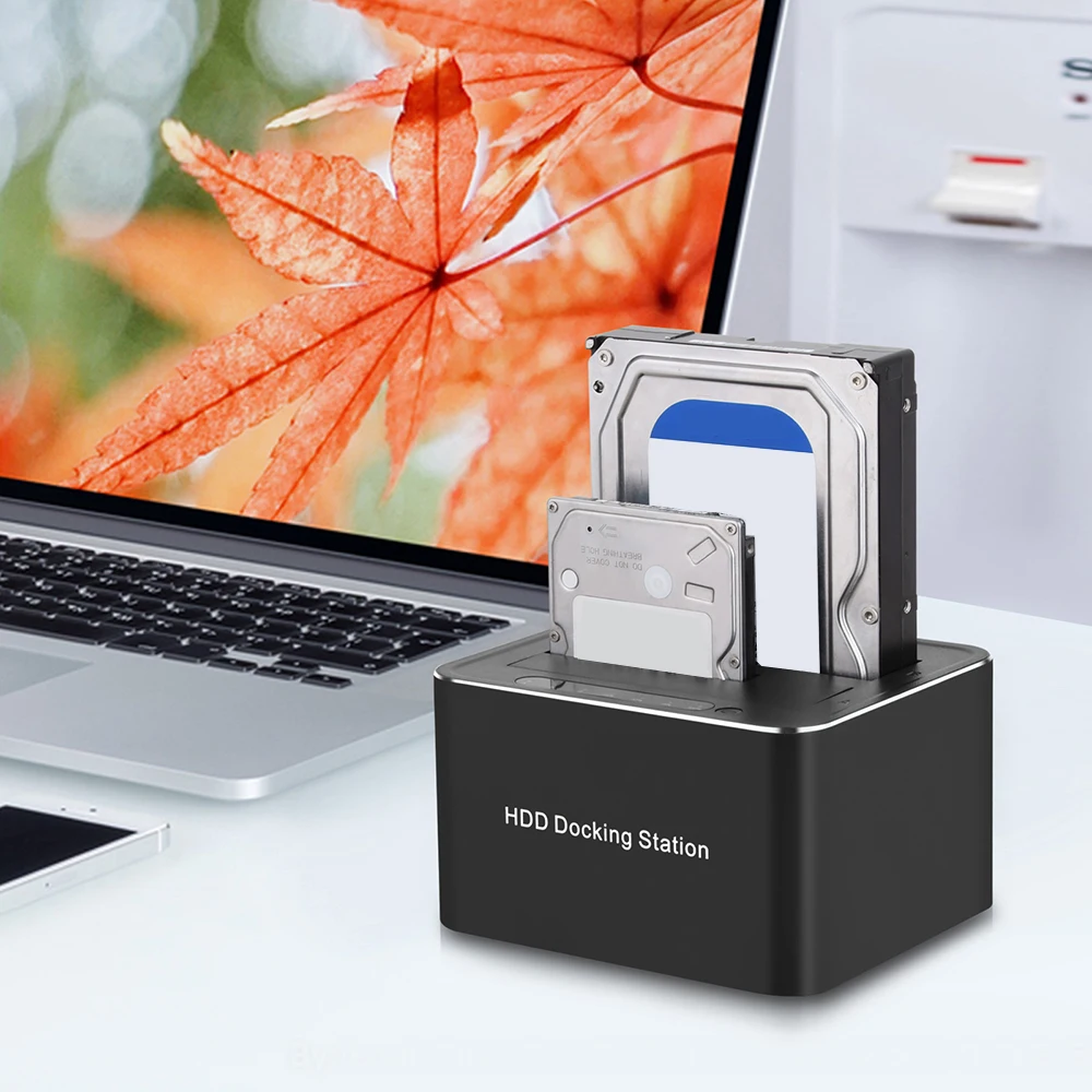 USB 3,0 zu Dual Sata Festplatte Docking station multifunktional für 2.5/3,5 Zoll HDD SSD Dock