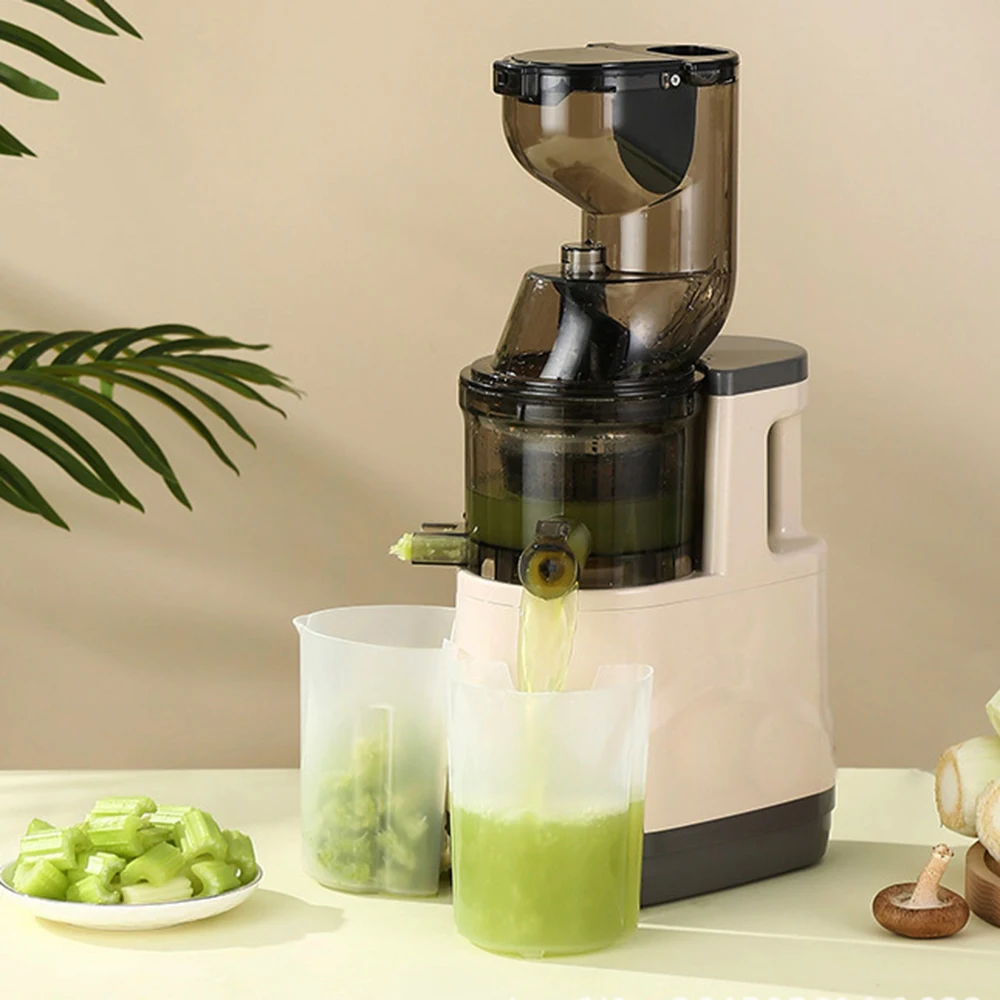 House lin langsam kalt gepresste Entsafter Maschinen Gemüse und Obst, 500w langsam kauende Entsafter