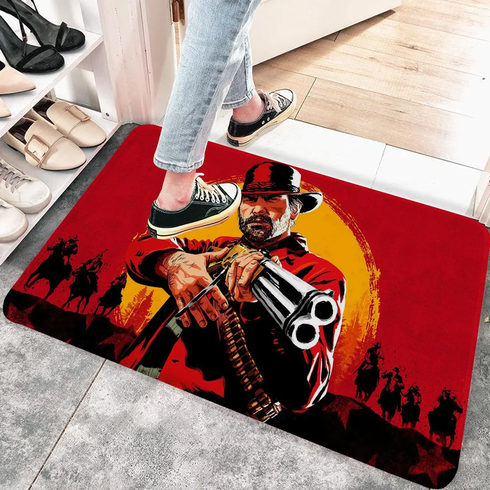 Red Dead Einlösung Zimmer matten wasch bar rutsch fest Wohnzimmer Sofa Stühle Bereich Matte Küche