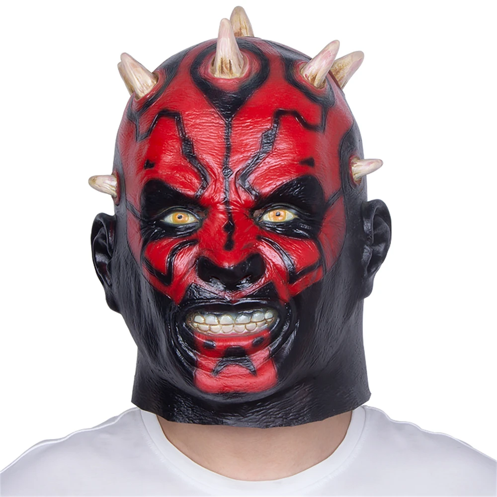 Darth Maul Maske Halloween Cosplay Horror Alien Latex Maske Film Charakter Darth Maul Plays