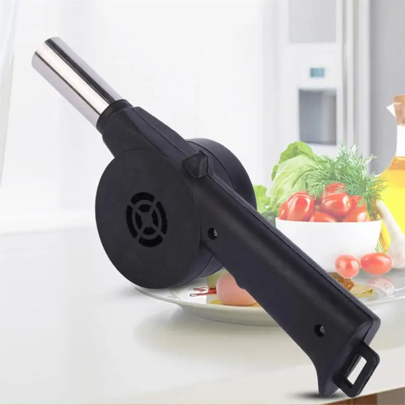 Outdoor-Grill ventilator handge kurbelt Luft gebläse tragbare Grill Grill Feuer balg Werkzeuge