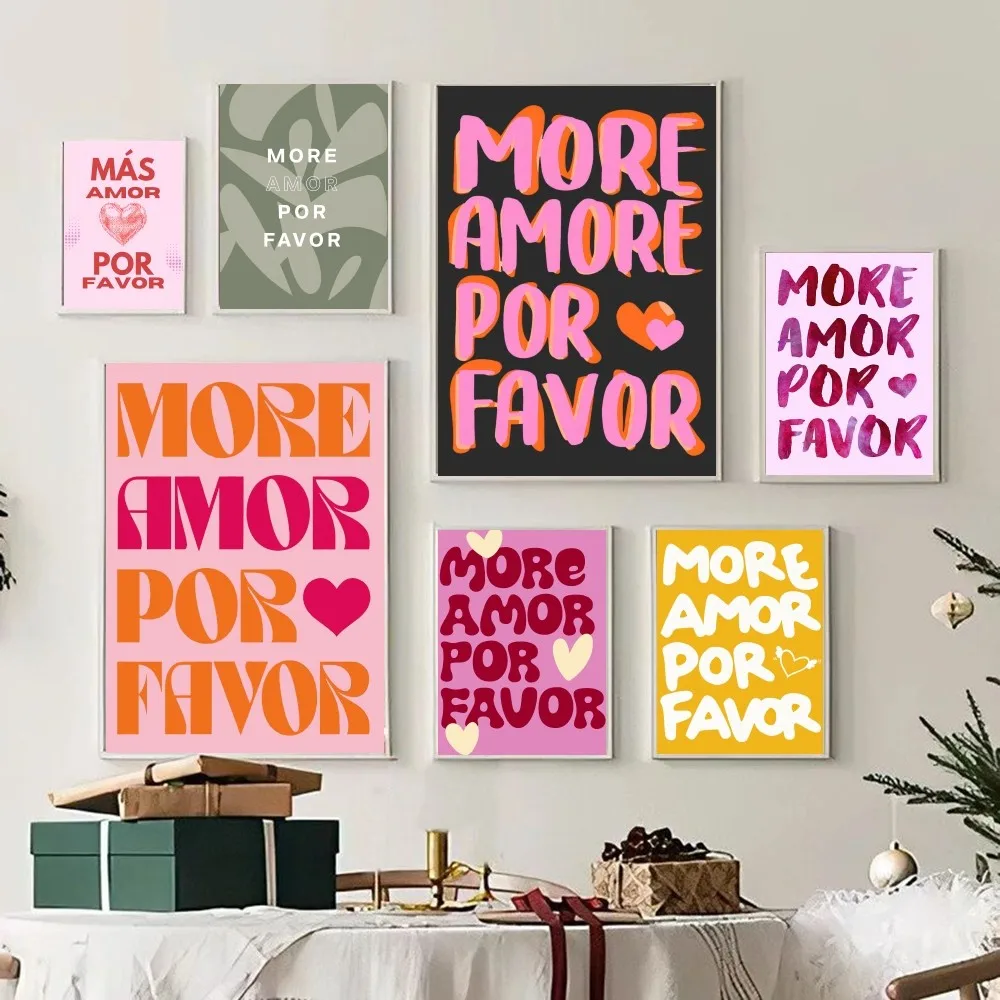 Mehr amor por bevorzugen gute Qualität Drucke und Poster Vintage Zimmer Home Bar Cafe Dekor