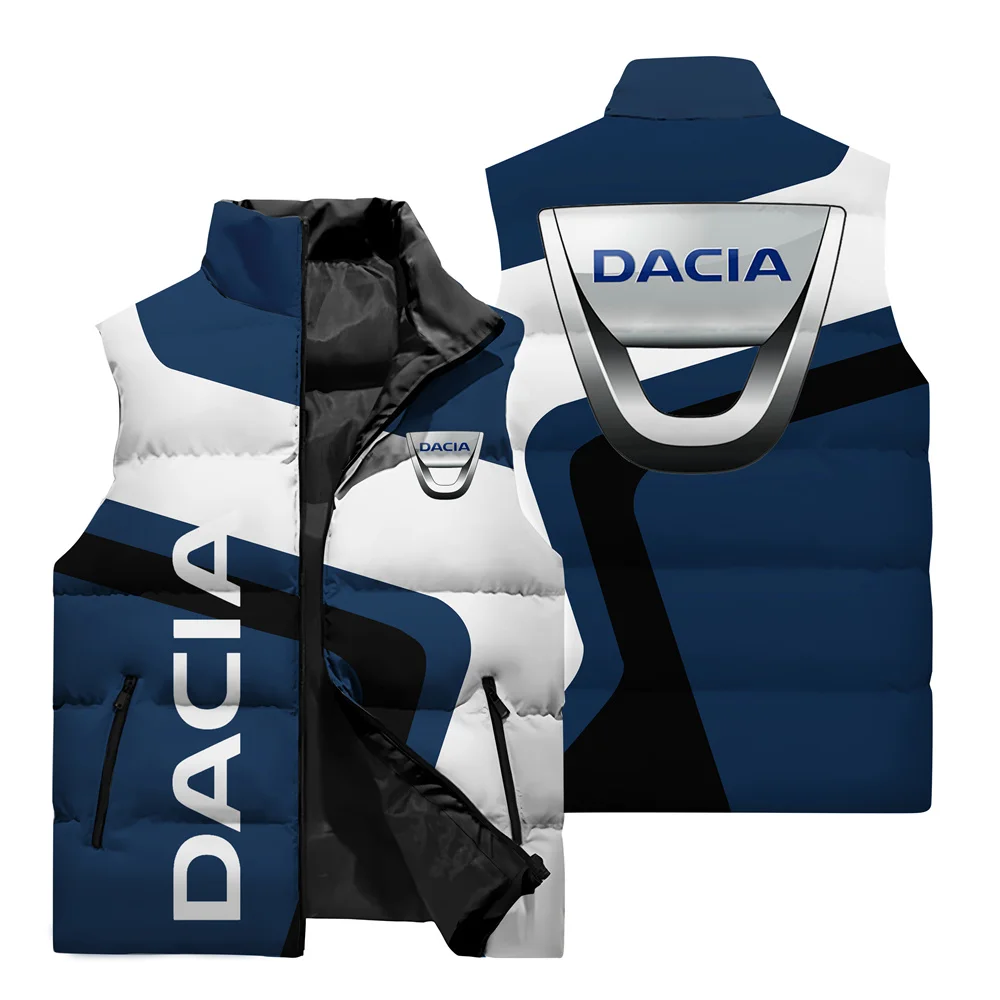 2024 Neues Herren-Radsport-Tanktop mit DACIA-Logo, 3D-Digitaldruck, ärmellose Jacke, Street-Fashion,