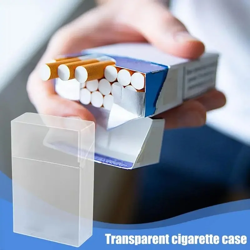 Zigaretten packung Fall transparente Zigaretten behälter Zigaretten etuis & Spender Zigaretten halter für 20 Kapazität