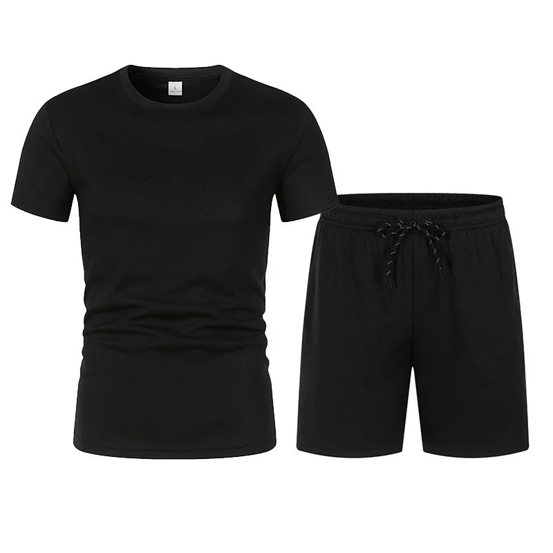 Heiß verkaufte Sommer T-Shirt Shorts 2-teiliges Set für Herren Casual Fashion Fitness Jogging