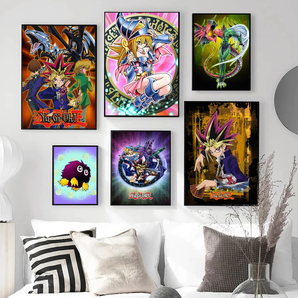 Anime yu-gi-oh! Anime Poster klebrige HD-Qualität Wand kunst Retro-Poster für Home Room Wand