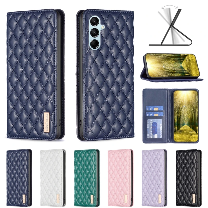 Brieftasche Leder magnetische Handy hülle für Samsung Galaxy M14 M13 M53 A54 A14 4G A24 A53 A33 A34