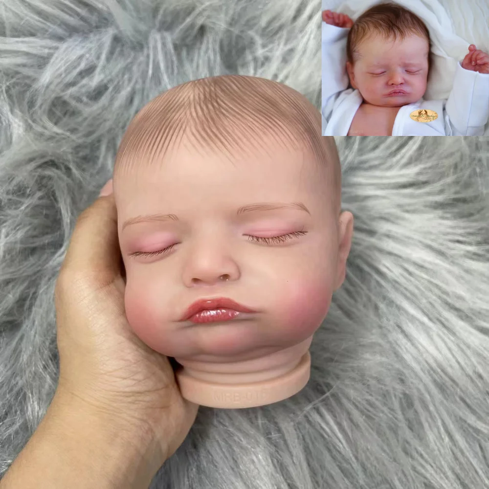 19-Zoll-Reborn-Puppenbausatz aus bemaltem Vinyl, Rosalie, unmontiertes, lebensechtes Baby-3D-Gemälde