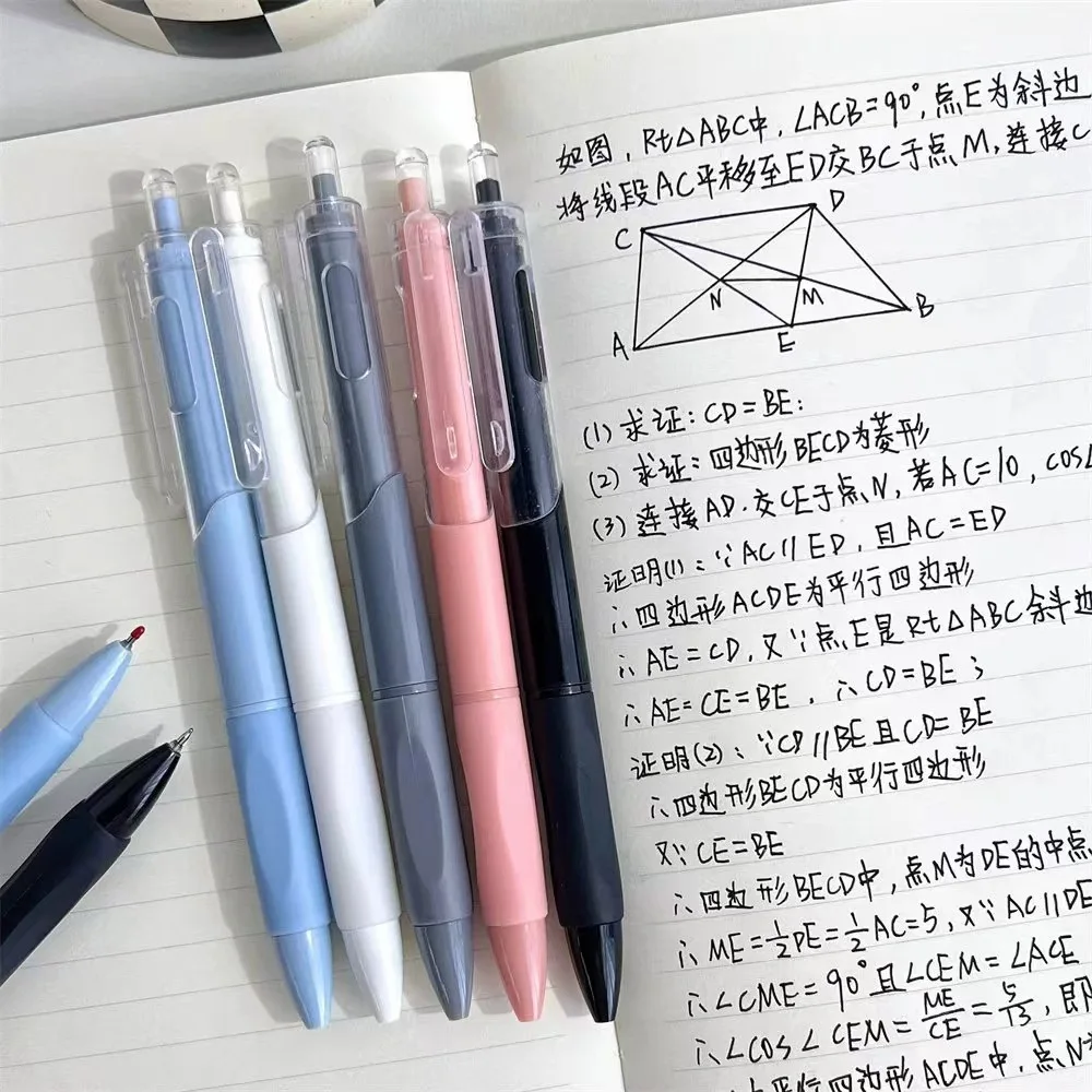 5/10 stücke einfacher Stil Gel stift Student Briefpapier Büro Gel Stift sichtbarer Sammelalbum Stift
