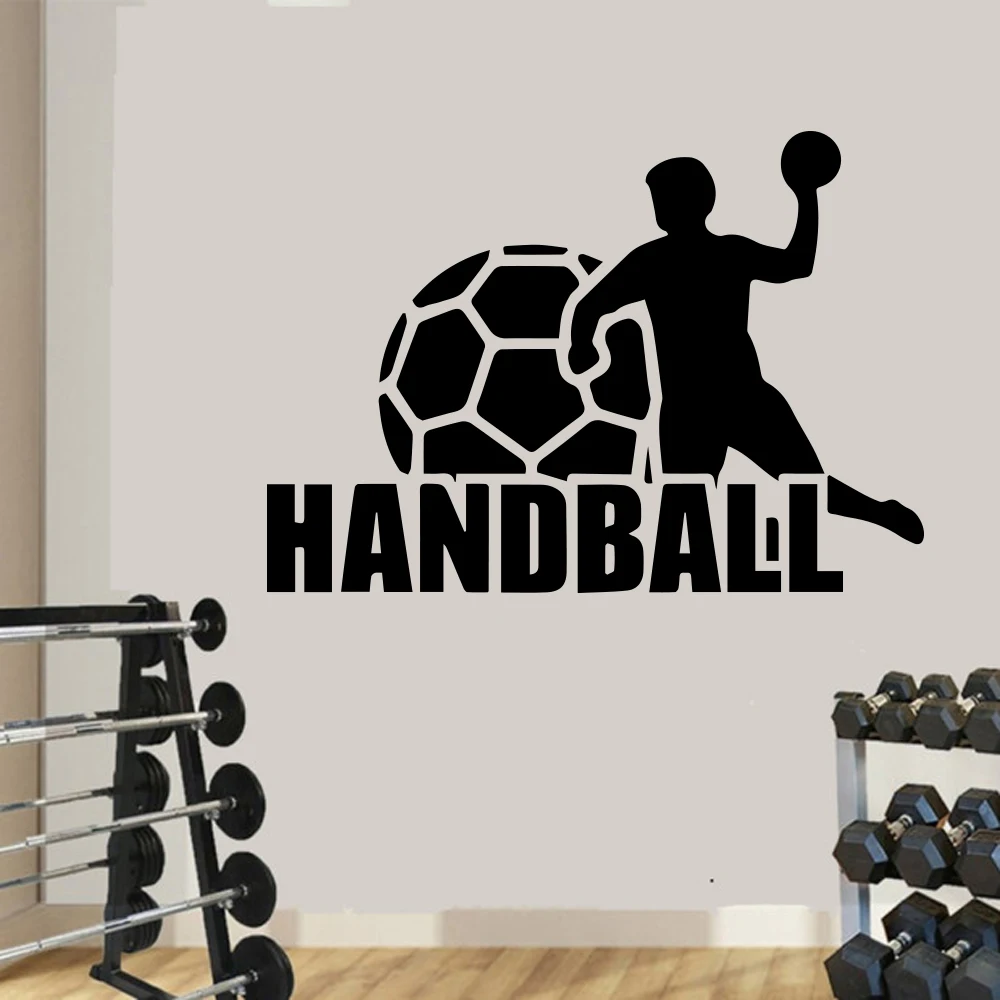Handball Wand Vinyl Aufkleber Sport Aufkleber Home Interior Wandbilder Kunst Dekoration Fitness
