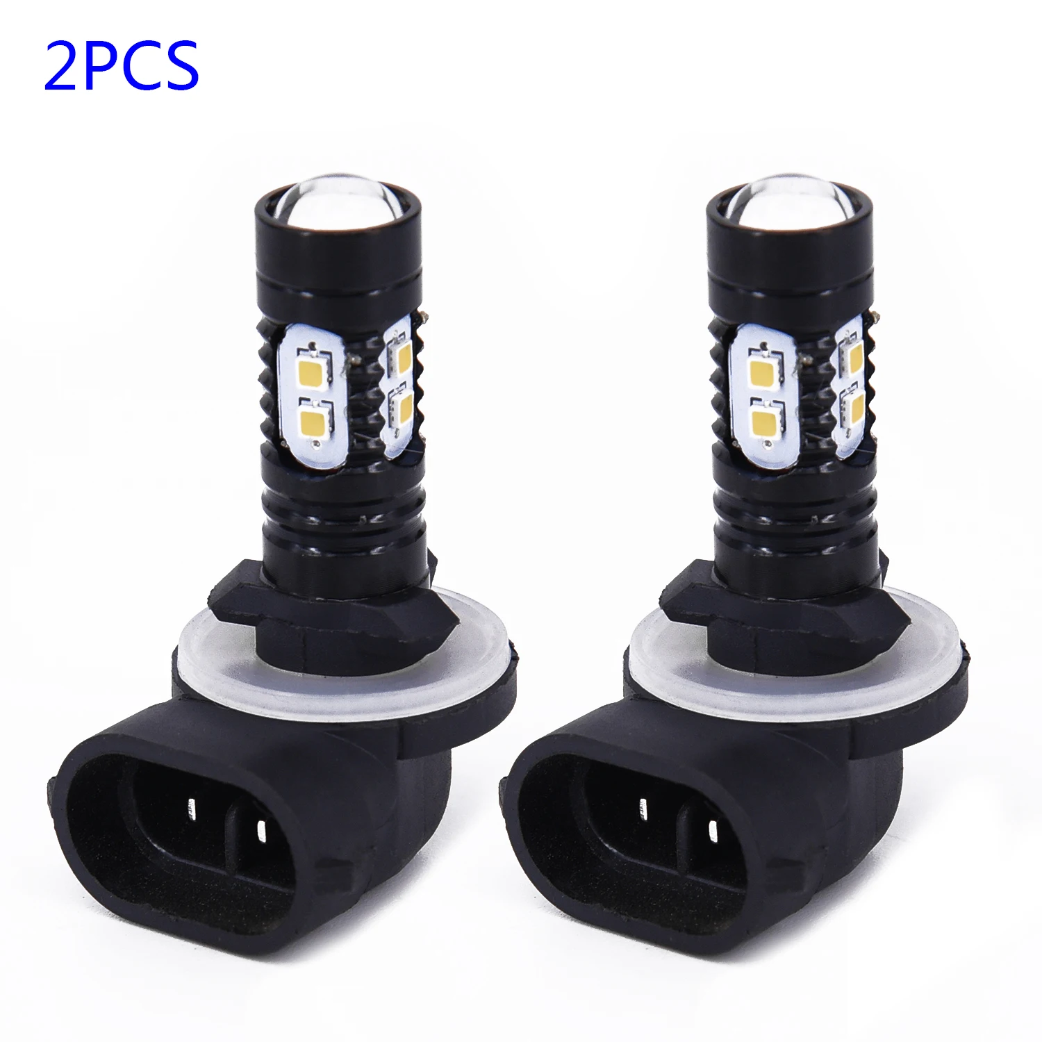 2 stücke Auto LED Nebel Fahr lichter 50w weiß 6500k ultra helle Auto LED Scheinwerfer Scheinwerfer