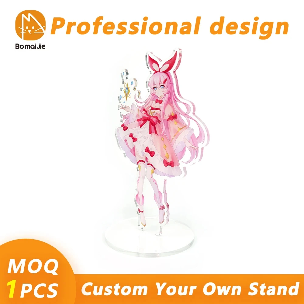 Benutzer definierte klare Acryl ständer personal isierte Anime-Zeichentrick figur stehend