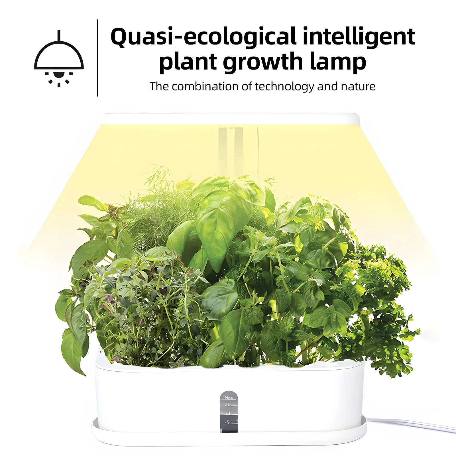 Indoor Garden Hydro ponics Anbaus ystem Voll spektrum 2,5 l Wassertank 10 Pods Pflanzen keimung skit