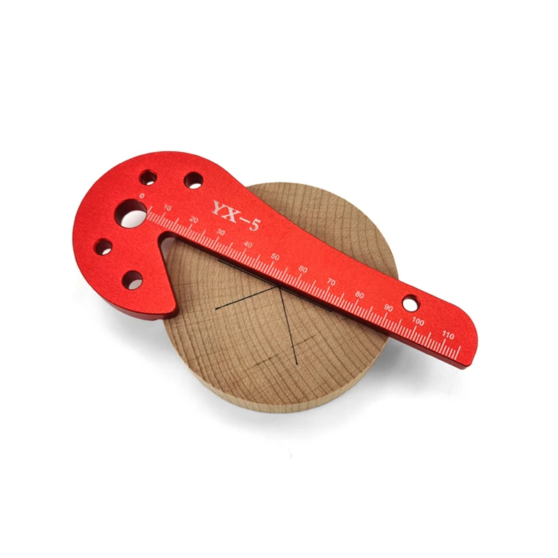 1pc Dreieck Lineal Scriber Gauge Center Scribe Messwerk zeug Center Finder Holz bearbeitung Grad