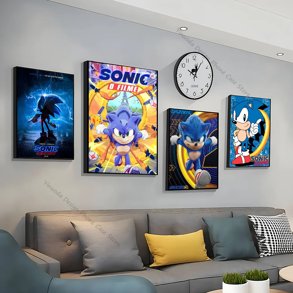 1pc Filmplakat gute Qualität druckt Vintage Zimmer Home Cafe Überschall-S-Sonic-Spiel klassisches