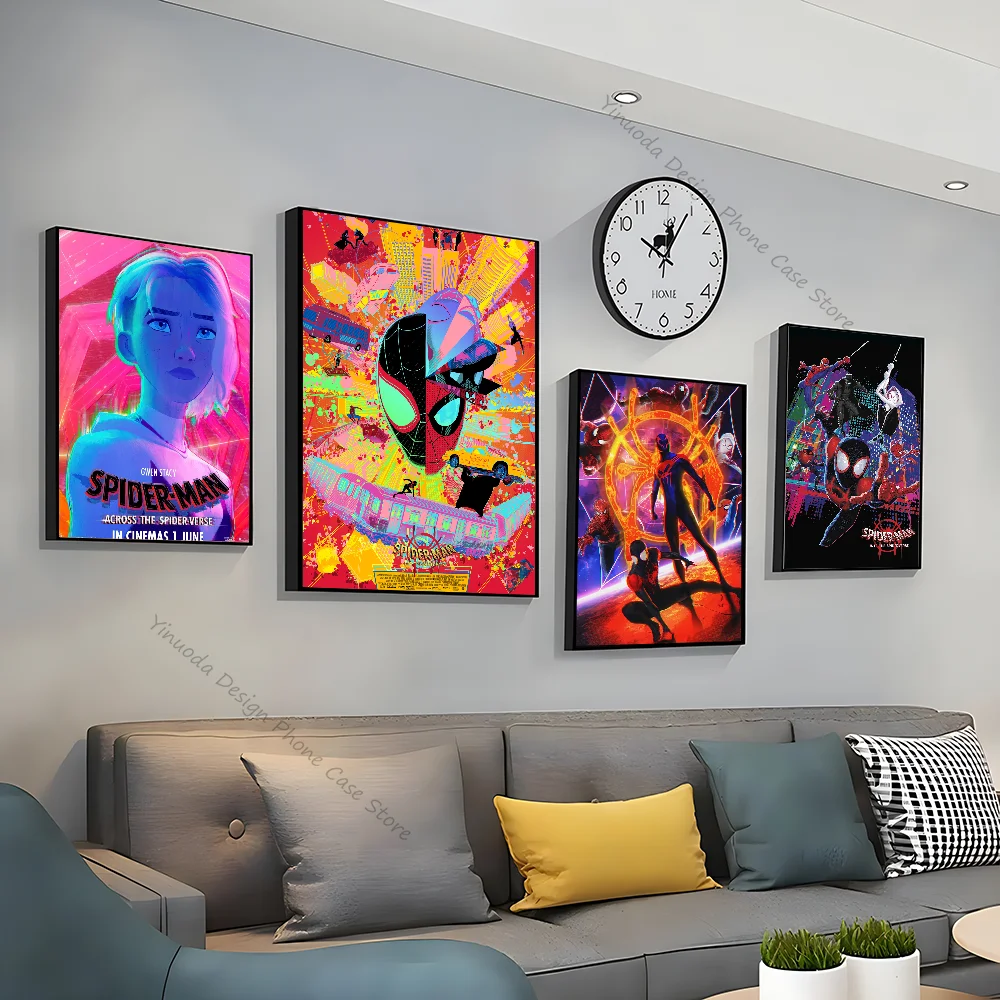 1pc Poster gute Qualität druckt Vintage Zimmer Home Bar Cafe S-Spider Man über den Vers Dekor