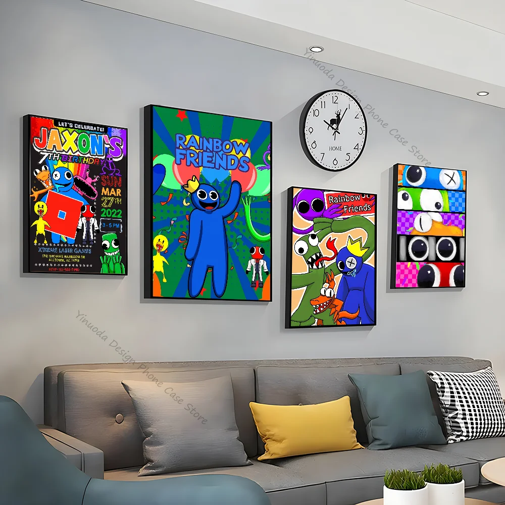 1pc r-Regenbogen Freunde Spielzeug plakat gute Qualität Drucke und Poster Vintage Zimmer Home Bar