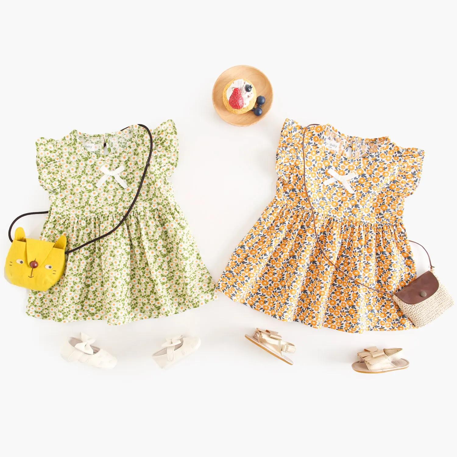 Sanlutoz Mode Baby Mädchen Kleid Sommer Blumen prinzessin Kinder Mädchen Kleid Baumwolle Kleidung
