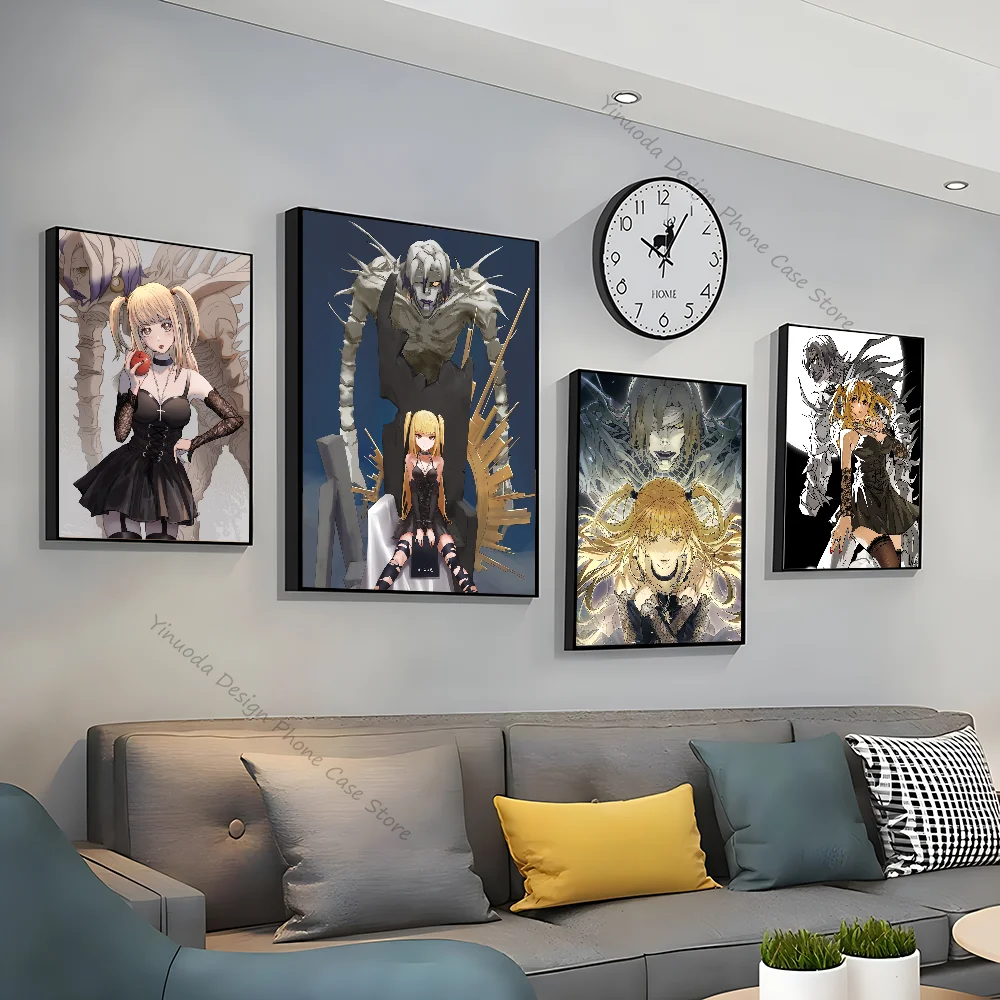 1pc heiße Anime Todes note Misa Amane Poster gute Qualität druckt Vintage Zimmer Home Bar Cafe Dekor