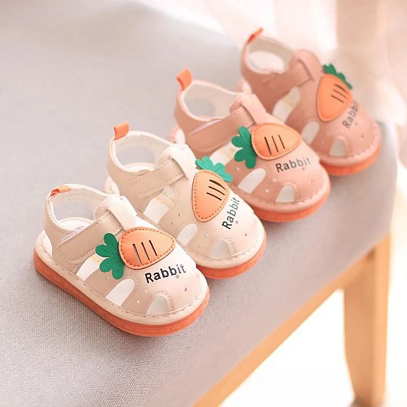 Sommer lässig Baby Sandalen niedlichen Cartoon Pre walker weiche Sohle für Mädchen Junge rutsch