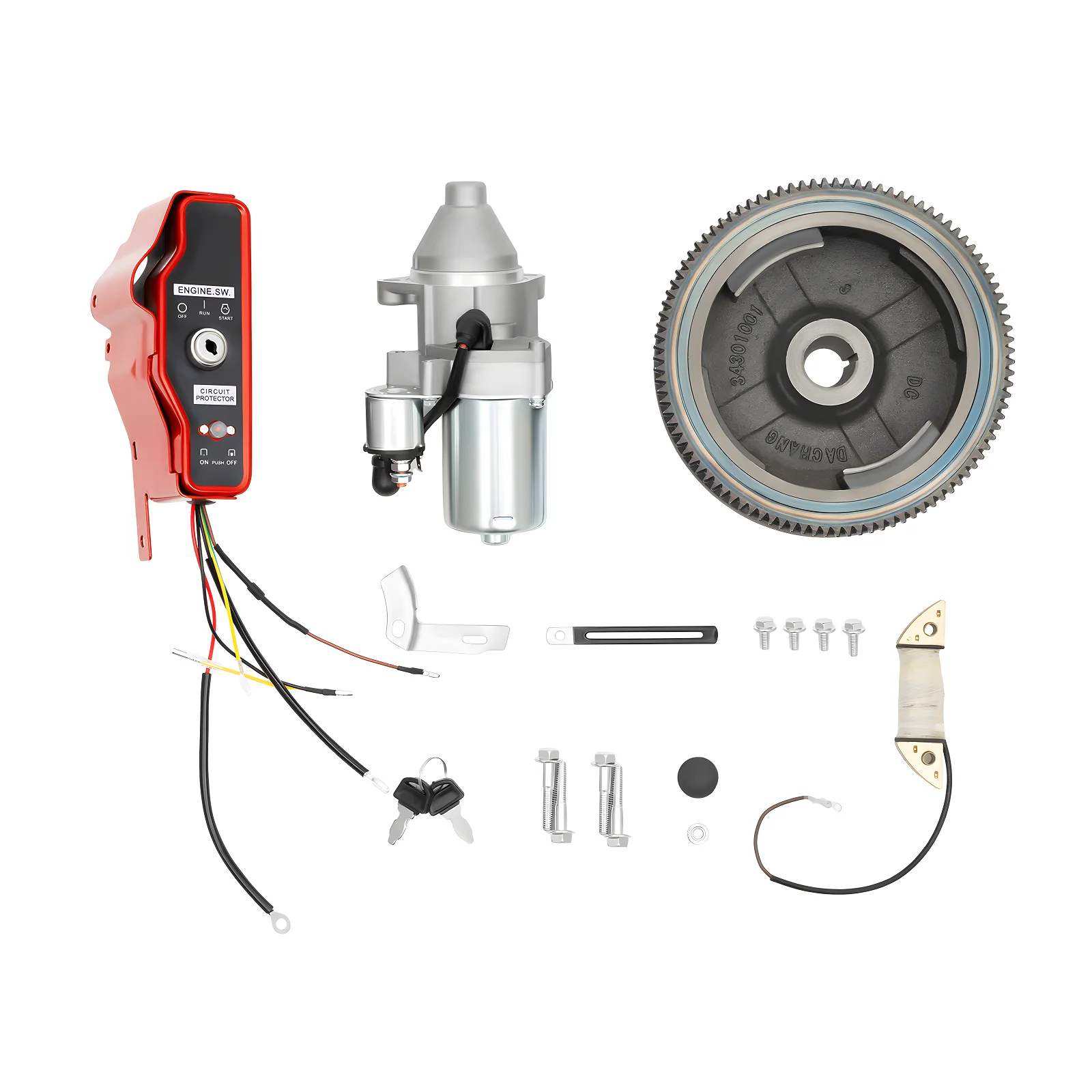 Elektro start Kit für die Honda GX340 11 PS und Honda GX390 13 PS begrenzt auf 2011 und frühere