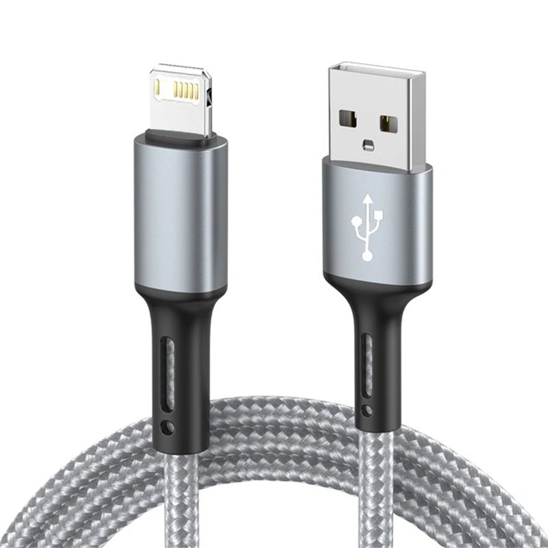 3A USB Cable For iPhone 14 13 12 11 Pro Max X XR 6s 7 8 Plus 2m 3m Lead Mobile Phone Fast Charging