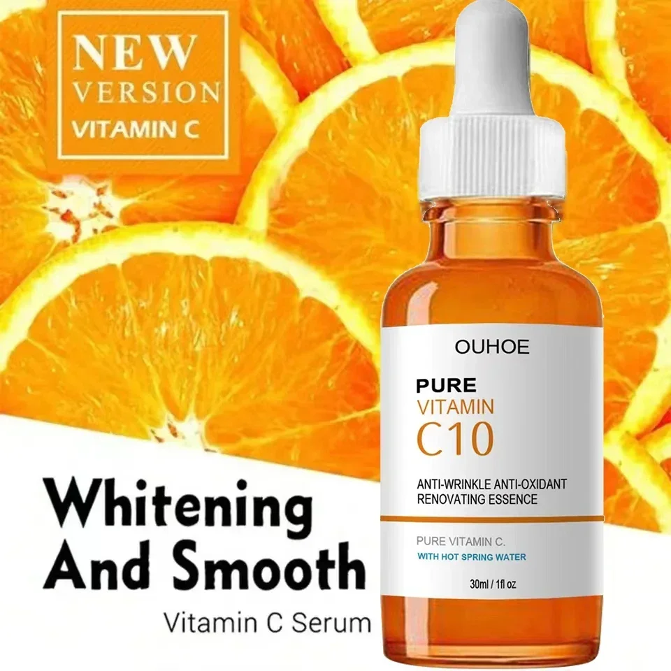 Vitamin C Wrinkle Remover Face Serum Lifting Firming Fade Fine Lines Anti-aging Essence Whitening