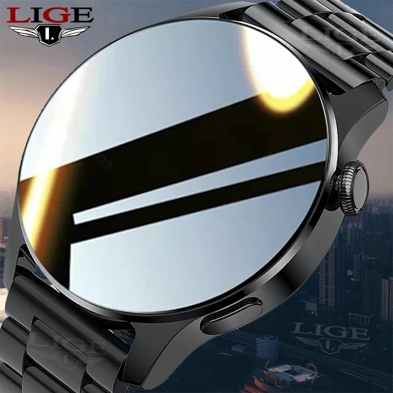 Lige 2024 neue Bluetooth-Anruf Smartwatches wasserdichte Sport Smartwatch Remote-Kamera Männer