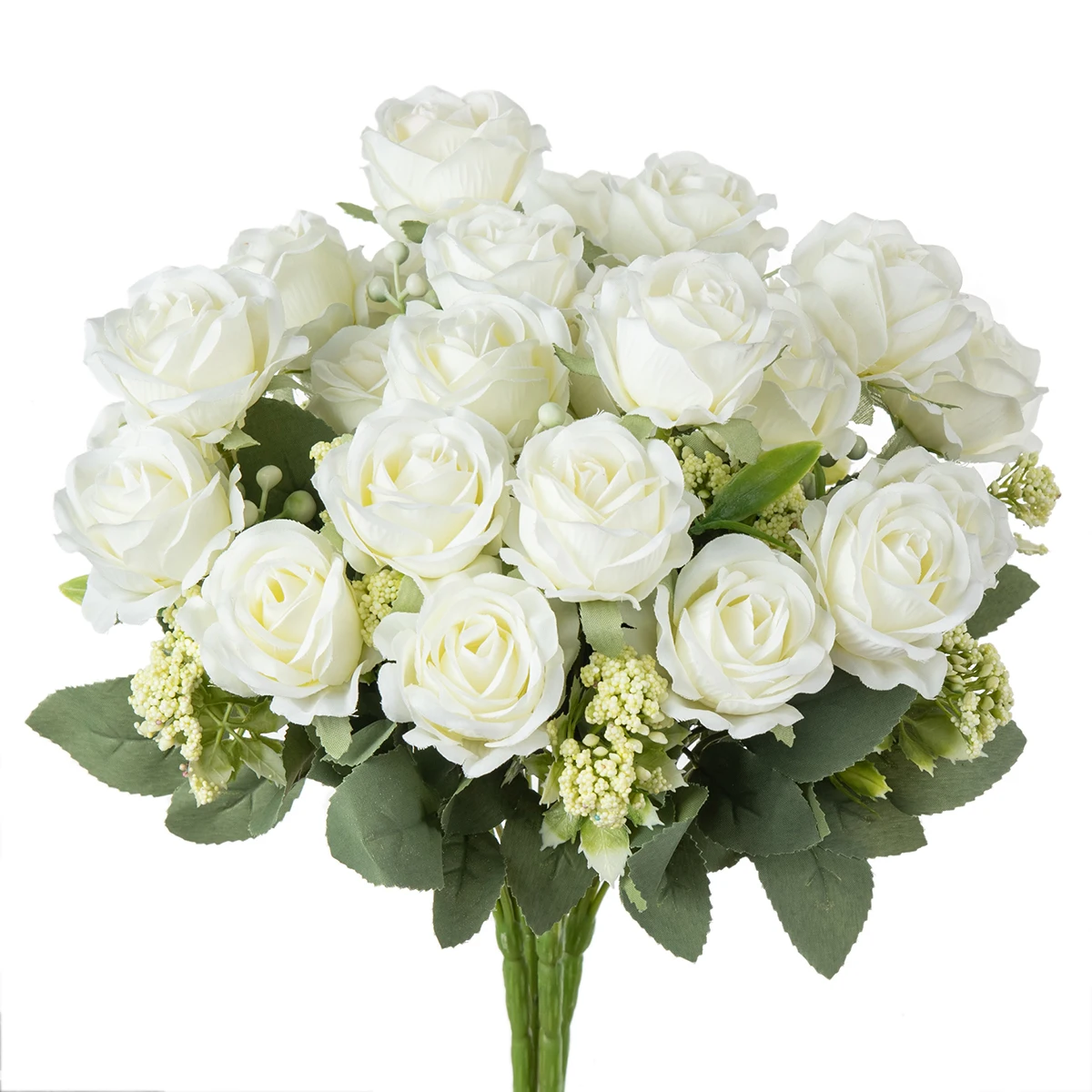 Künstliche Blumen Seide Rose Bouquet für Weihnachten Garten Home Tisch Vase Hochzeit Braut strauß