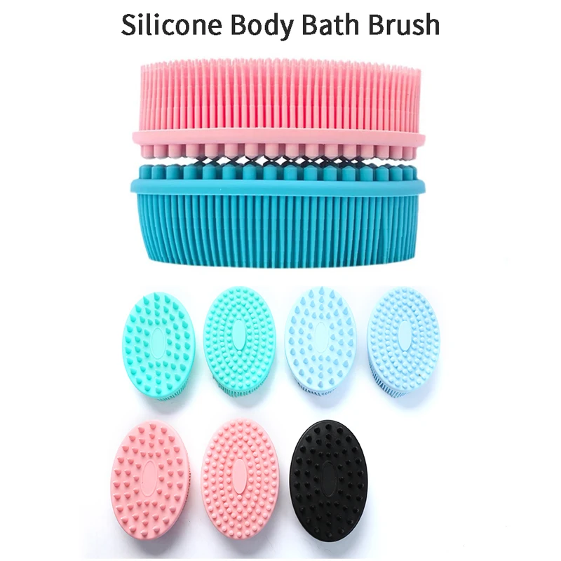 Silikon Körper bürste Baby party Schwamm Trocken massage Badet uch für Körper Bast