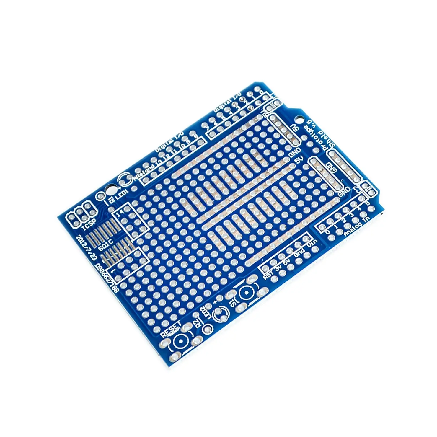 Prototyp Leiterplatte für Arduino Uno R3 Schild FR-4 Faser 2mm 2,54mm Abstand DIY
