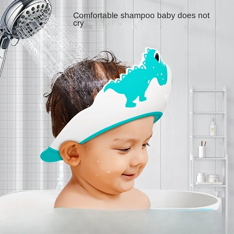 Baby Weiche Gummi Wasserdichte Shampoo Kappe Kinder Shampoo Artefakt Baby Shampoo Kappe Wasserdichte