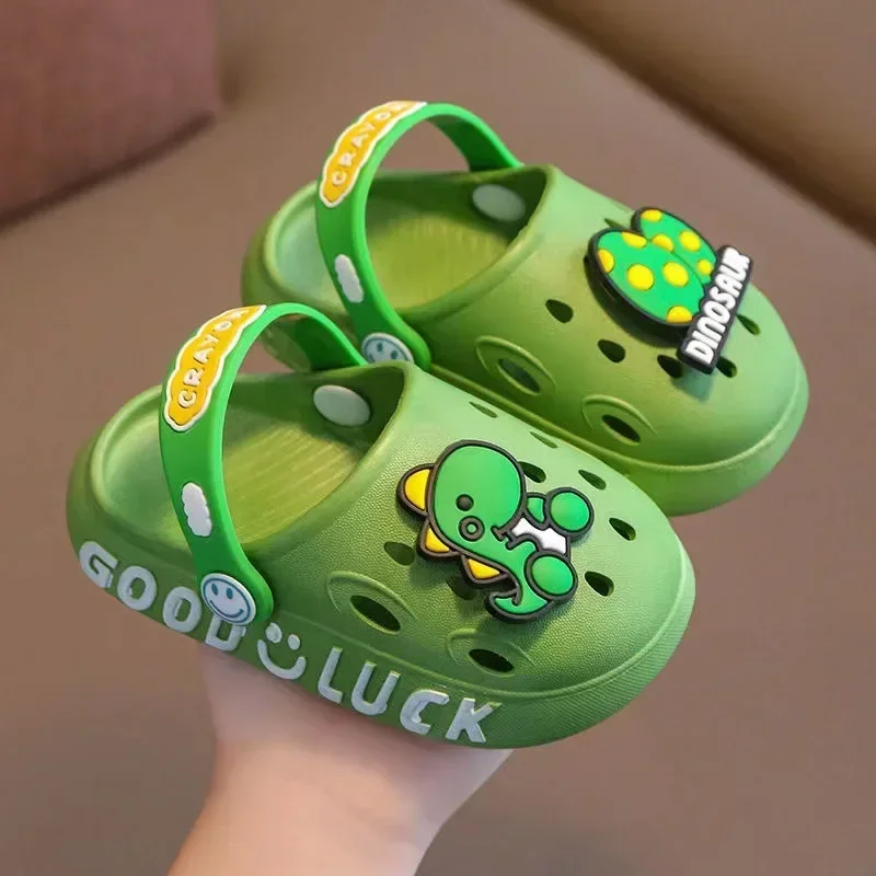 Niedliche neue Tier Baby Jungen Hausschuhe Sommer Kinder Cartoon Sandalen Kleinkind Strands chuhe