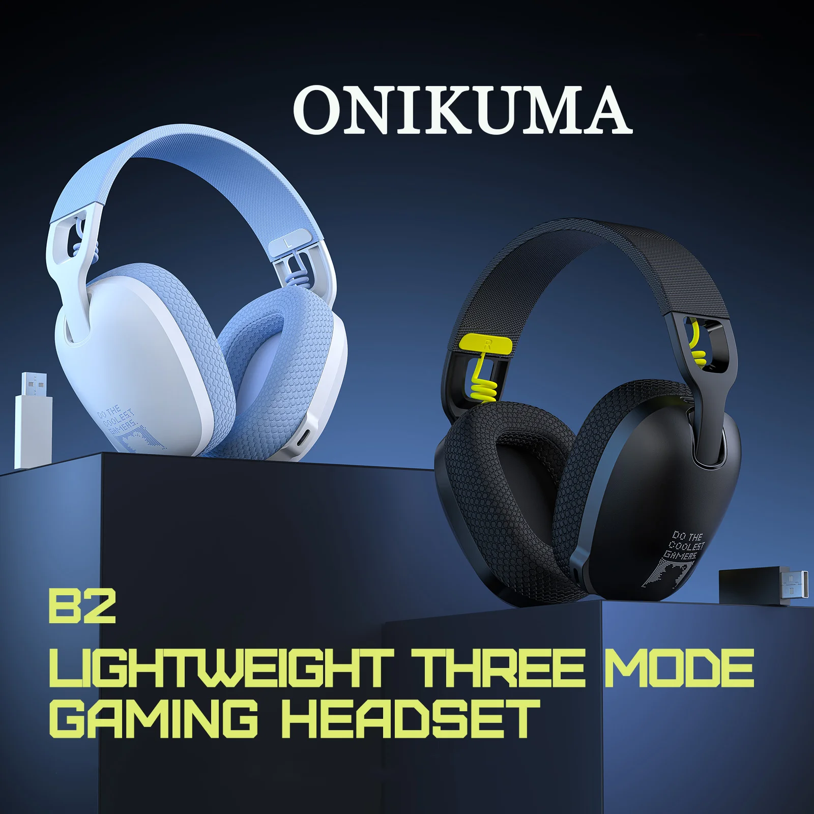 Onikuma 2024 neues Drei-Modus-Headset Gaming-Headset Wireless-Gaming-Headset Player Headset