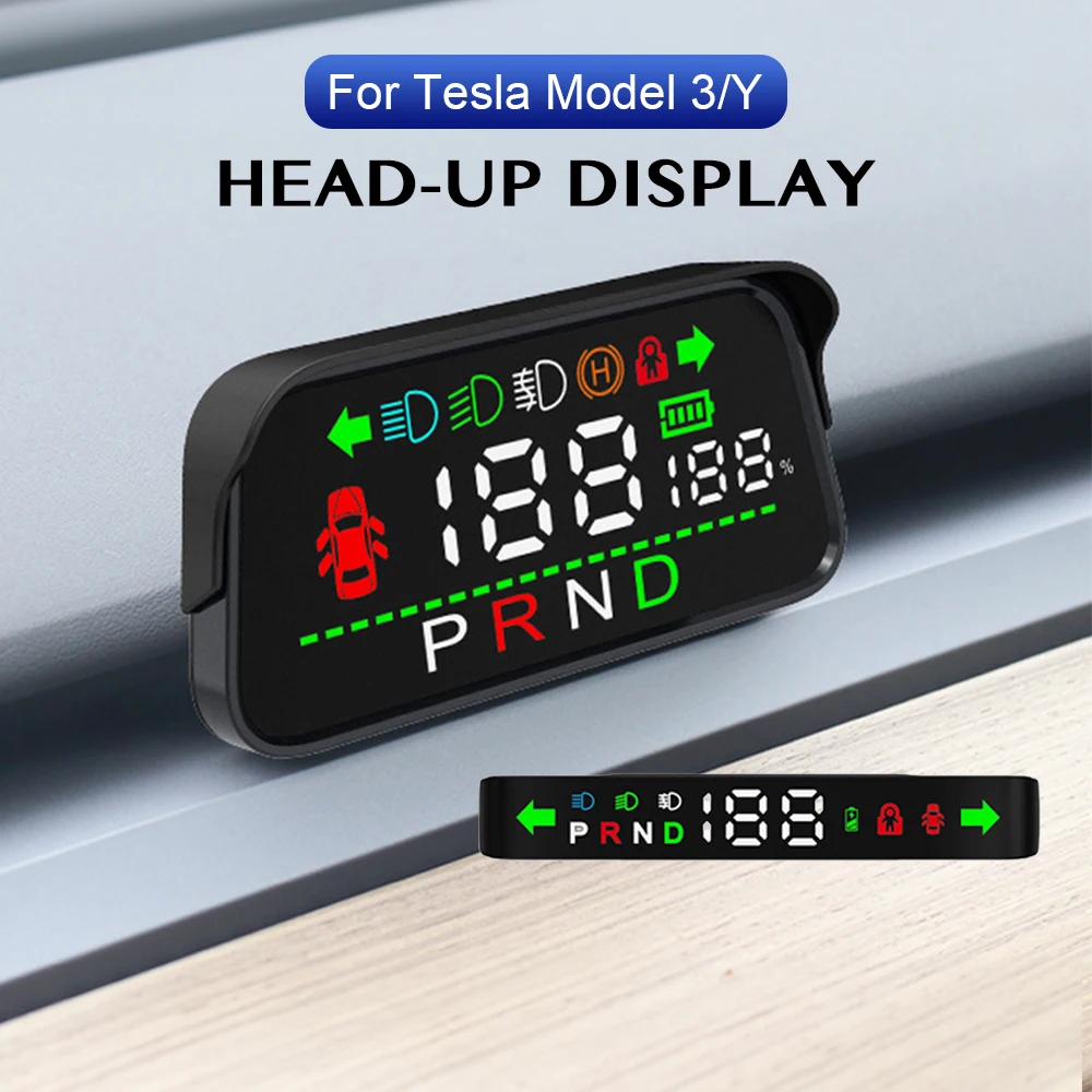 Licht Tür Zahnrad Brems monitor Anzeige hud für Tesla Modell 3 y 2007-2012 Tachometer digitaler