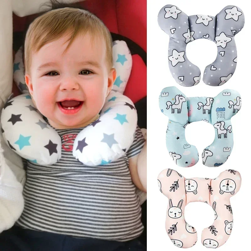 Baby Kopf & Hals U-förmiges Schutz kissen, Neugeborenes Kopfkissen, Kinder kissen, Reise autos itz,