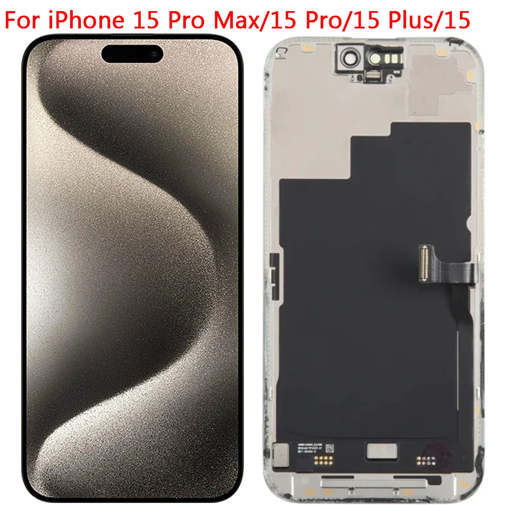 Für iPhone 15 Pro Max 15 plus LCD-Bildschirm 3D-Touch-Digitalisierer für iPhone 15pro 15 plus 15