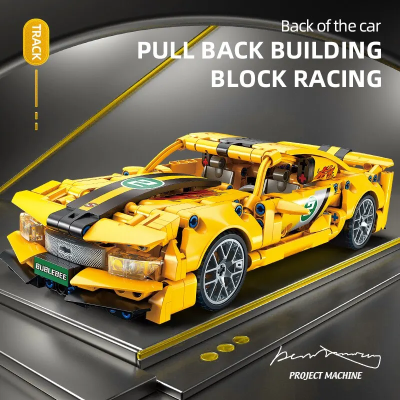 City Speed Car Building Blocks 451PCS Luxury Auto Racing Vehicle with Super Racers Bricks Toys for