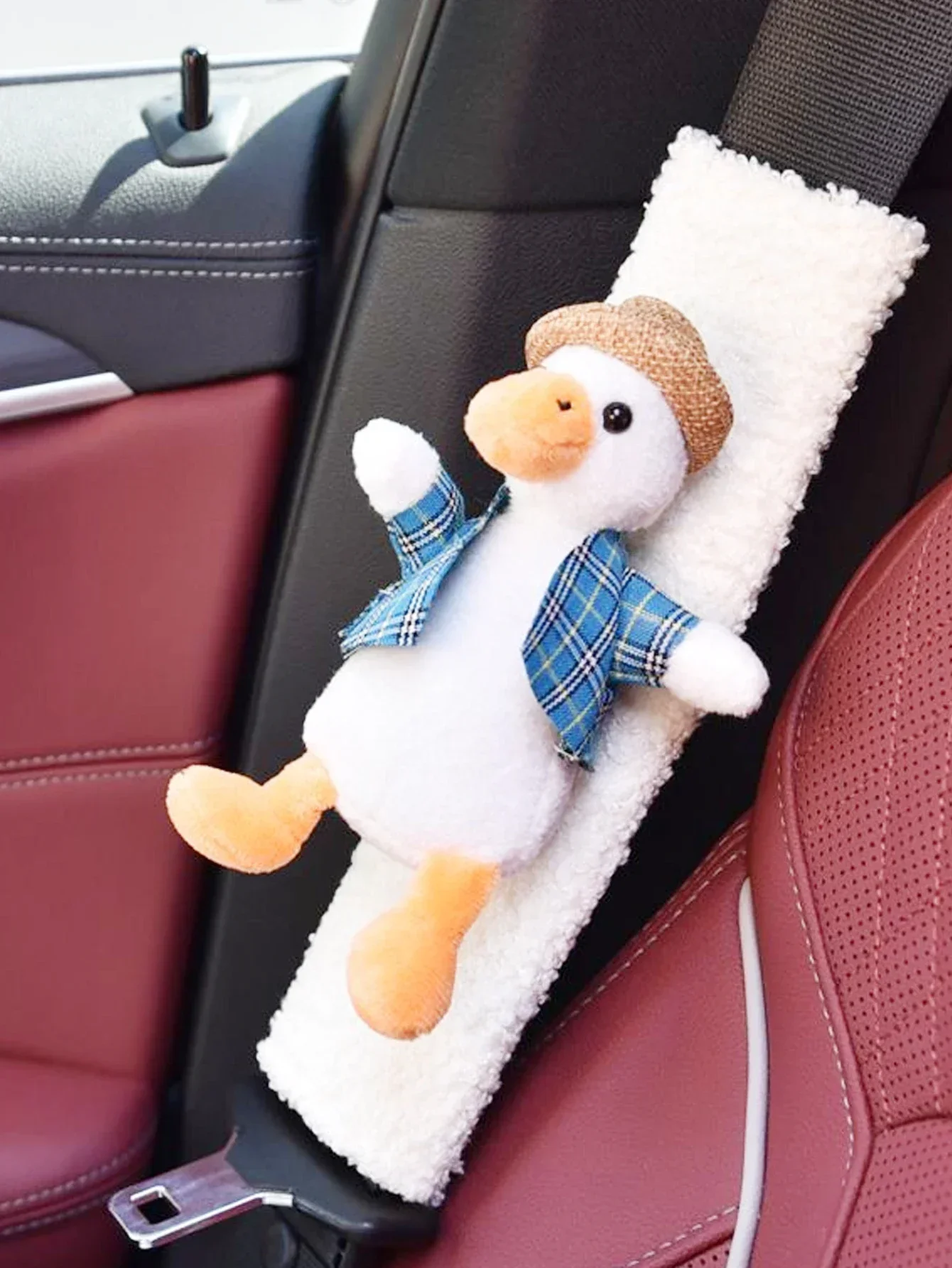 1pccar Sicherheits gurt Schulter schutz Plüsch Cartoon Auto Sicherheits gurt Schulter schutz