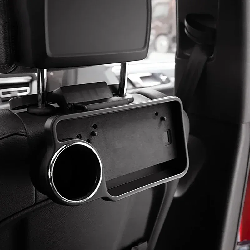 Universal Auto Kopfstütze Getränke halter Auto Rücksitz Reise tisch Getränk Food Cup Tablett Klapp