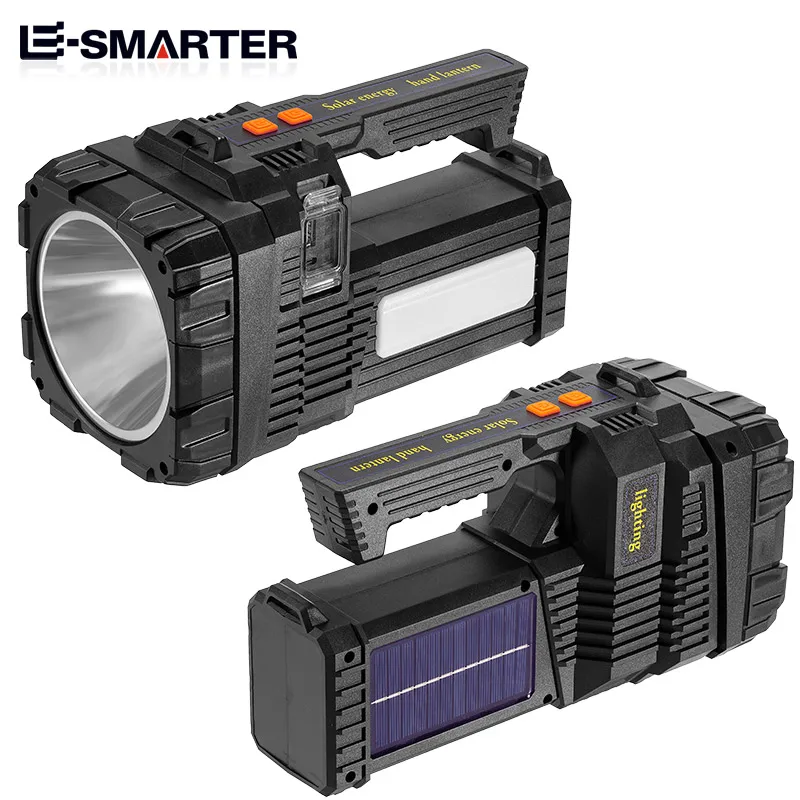 Multifunktion ale tragbare Suchscheinwerfer Outdoor Notfall USB Taschenlampe Linterna Handheld