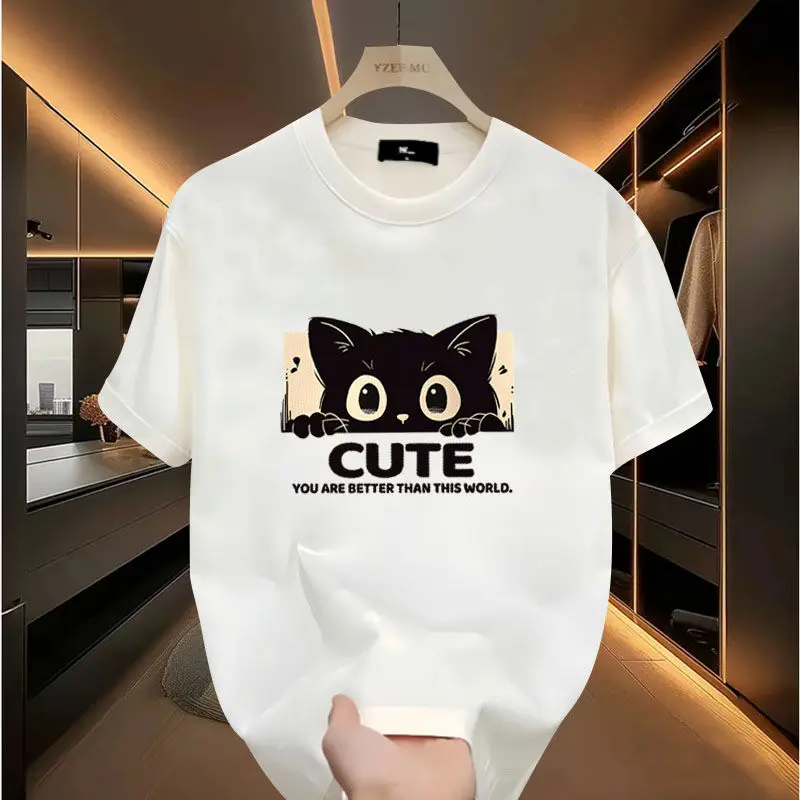 2024 Sommer neue kurz ärmel ige Herren T-Shirt High-End leichte Luxus-Modemarke gedruckt Halbarm