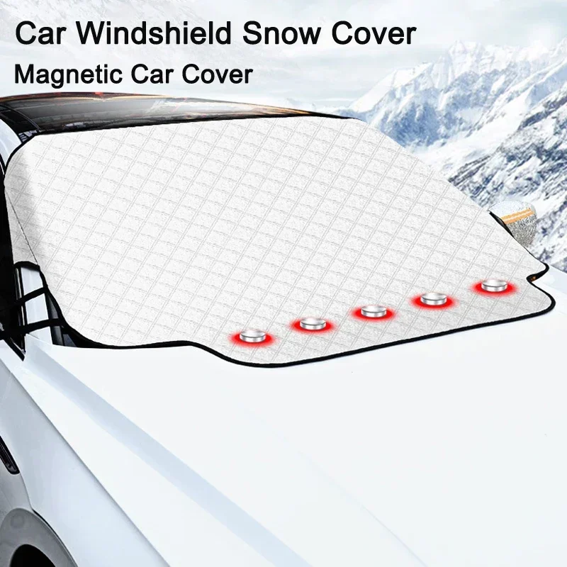 Auto Schnees child Abdeckung magnetische Sonnenschutz für Windschutz scheibe Block abdeckung Winter