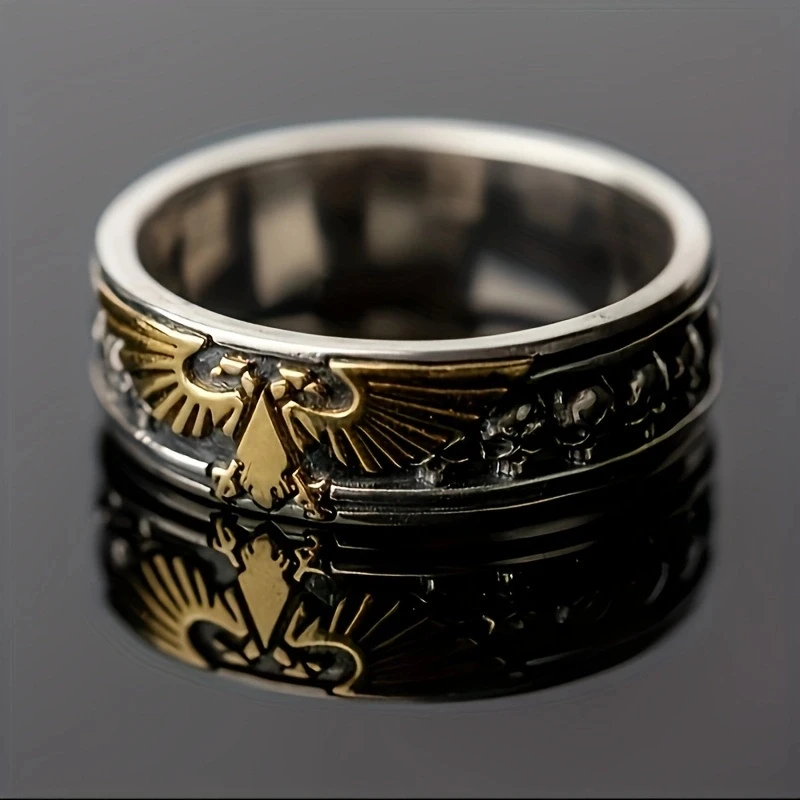 Mode führer Schmuck Punk Paar offene Ringe Retro Hip-Hop Persönlichkeit verstellbaren Fingerring für